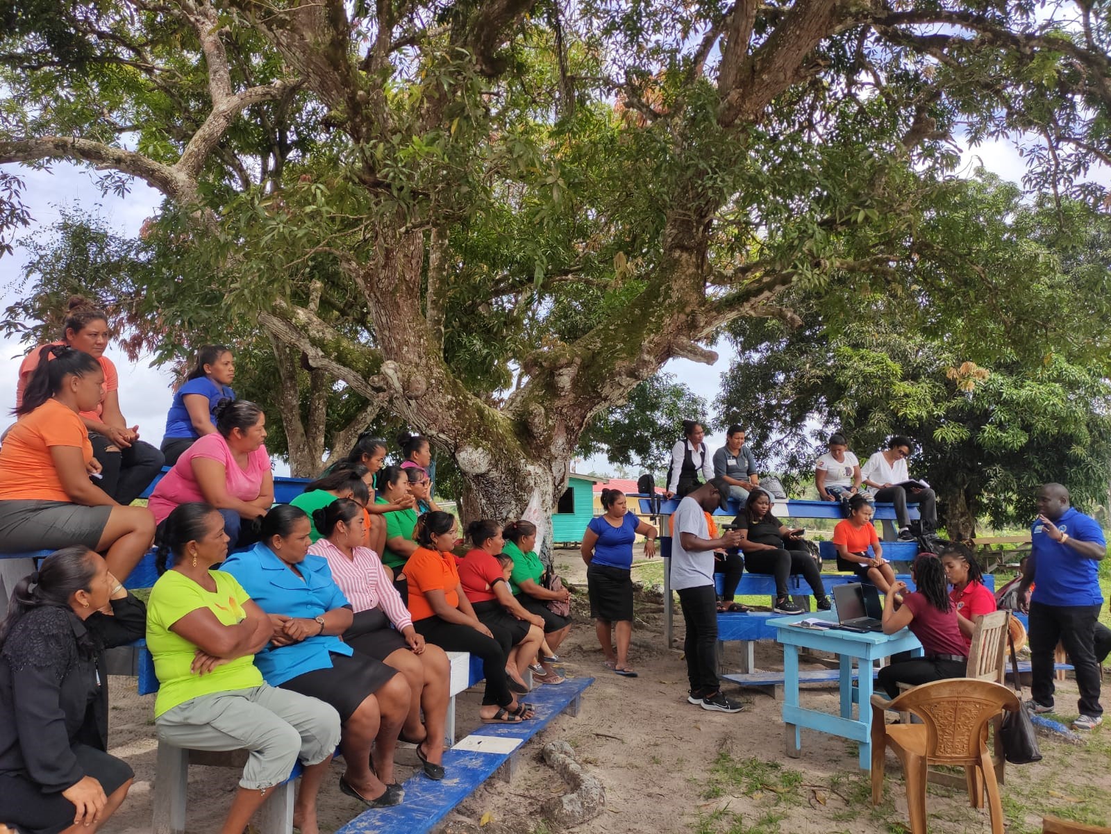 Conducting a community assessment with local stakeholders in Guyana. © Caribbean Development Bank blog/CDB_BNTF_03.jpg