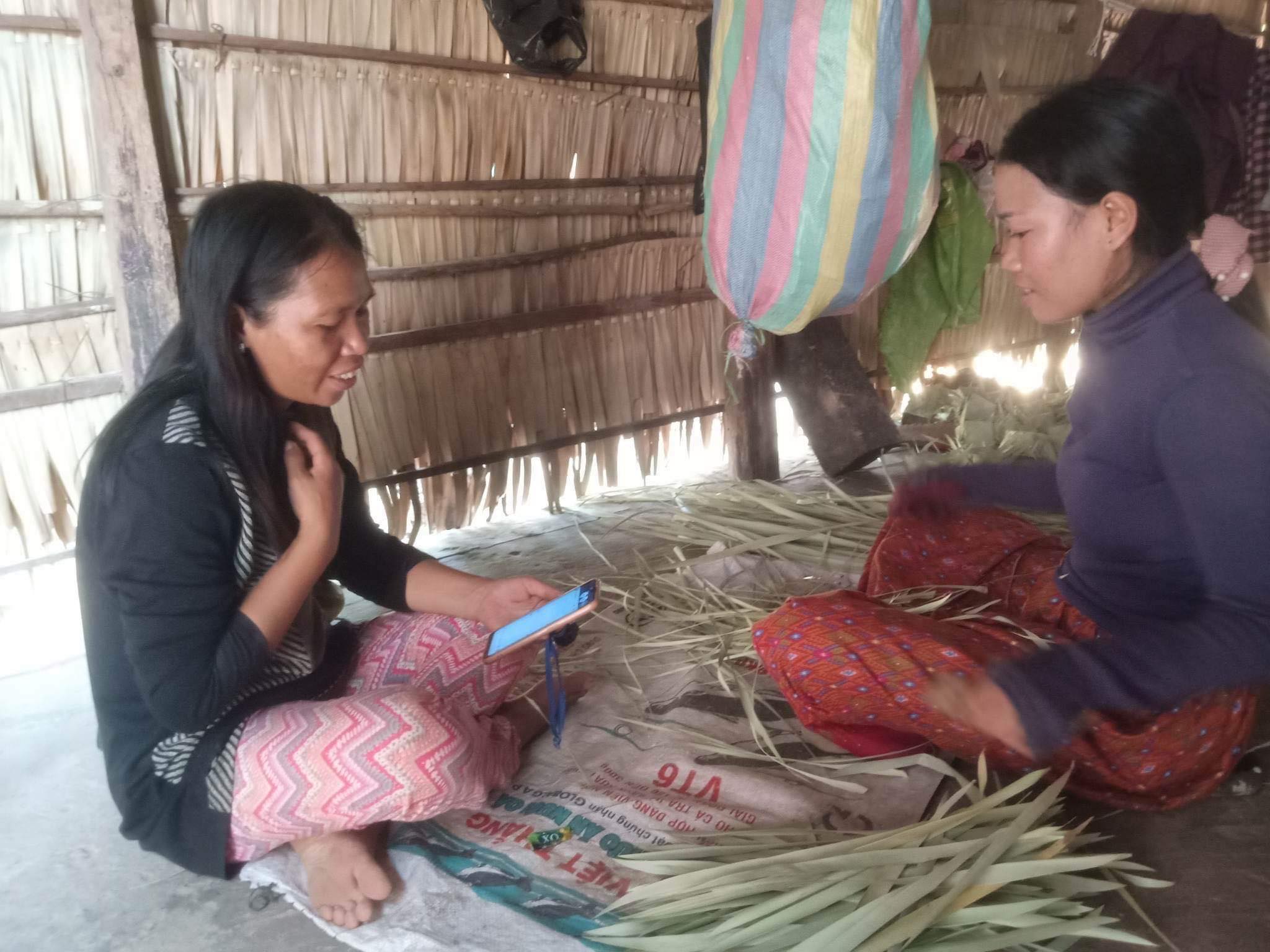 RSD's Vice President, Chak Salat, collecting data for one of their community-led projects. © Keo Sarawathphonam / HURREDO blog/Cambodia_Kobo2.jpg