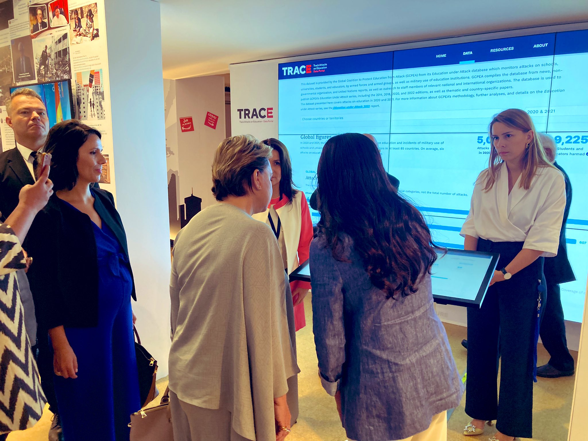 TRACE was released and presented publicly at UNESCO in Paris at the
International Day
to Protect Education from Attack on September 9, 2022. © KoboToolbox blog/TRACE-portal-2.jpeg
